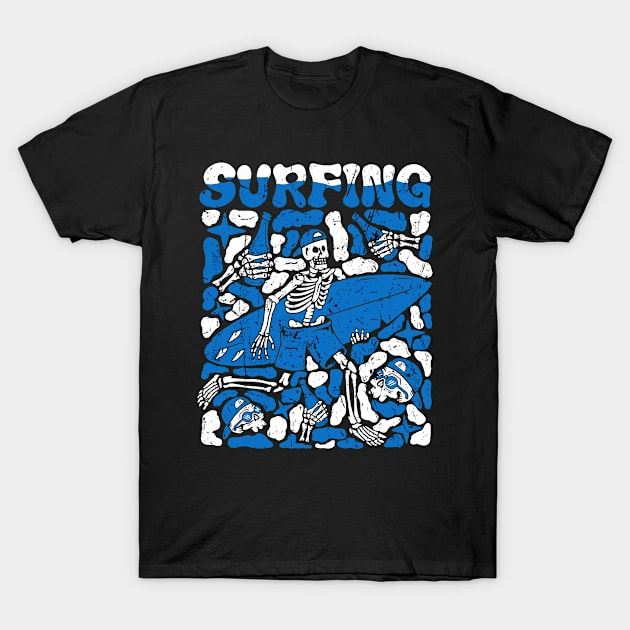 Surfing T-Shirt by sapstudiodesign